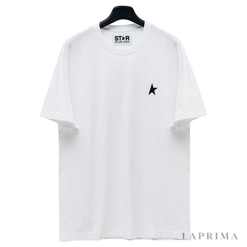 [GOLDENGOOSE] 골든구스 스타 컬렉션 블랙 스타 남성 티셔츠 GMP01220-P000593-10364