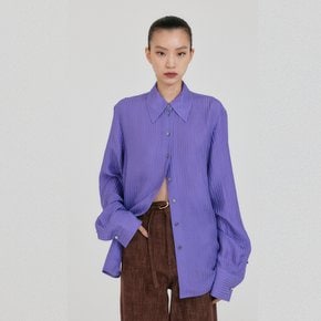 ZIRINA Oversized Shirt - Purple