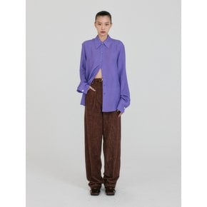 ZIRINA Oversized Shirt - Purple