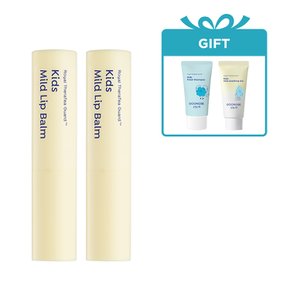 키즈 마일드 립밤3.3g x2개 +[GIFT] 실키샴푸 30ml+페이스 로션 8ml(기간:3/10~3/31)