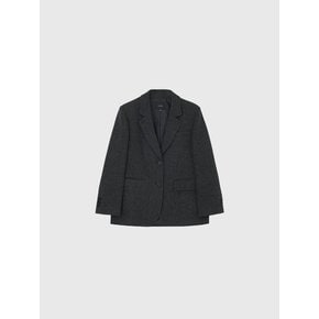 [3차 리오더] 소이 울 싱글 자켓_차콜 헤링본 / SOY WOOL SINGLE JACKET_CHARCOAL HERRINGBONE