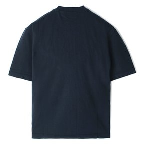 25SS 스톤 가슴패치 레귤러핏 반팔티 네이비 K1S152100034 S0115 V0020