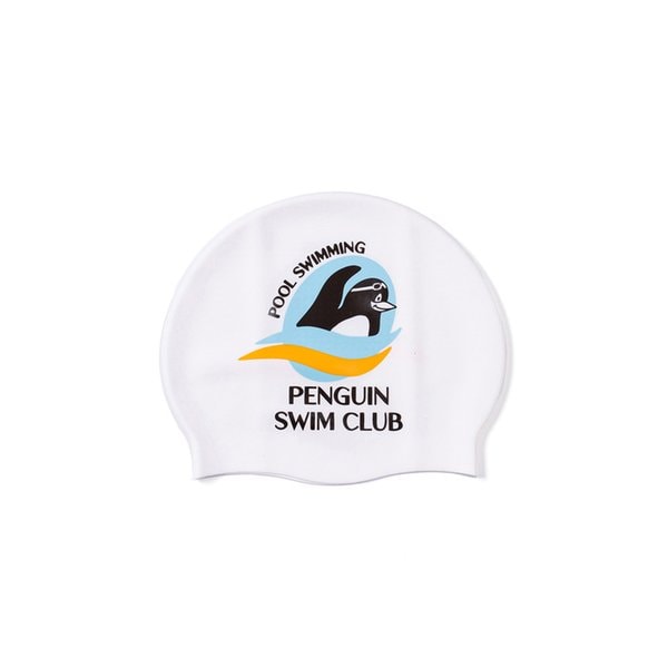 PENGUIN SWIM CLUB  SWIM CAP (POOL WHITE)
