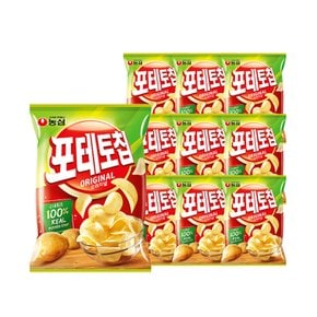 농심 포테토칩 오리지널 60g x 10개 / 감자칩 스낵