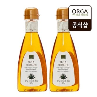 올가홀푸드 [올가] 유기농 아가베시럽 (335g X 2)