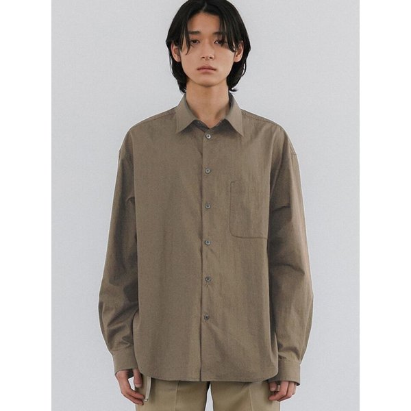 ESSENTIAL OVERSIZED SHIRTS (KHAKI BEIGE)