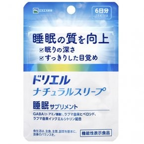 드리엘 내츄럴 슬립 18알 6일분 수/면 사프리 GABA 라푸마[기능성 표시 식품]