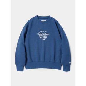 CU BIG SCRIPT WOMEN TERRY SWEATSHIRTS 프렌치블루