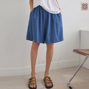 A라인 워싱 데님 밴딩 팬츠 NK51 PS 67_P395286224