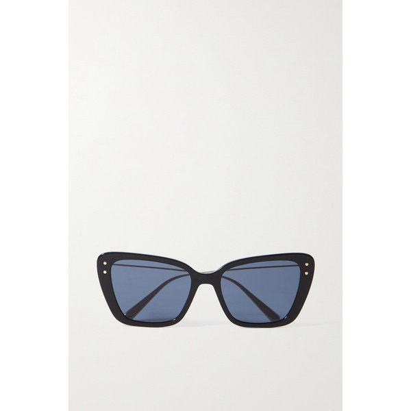 디올 미스디올 B5i 캣아이 아세테이트 골드톤 선글라스 블랙 1647597302153469