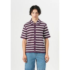 Abercrombie  Fitch 애버크롬비 앤 피치 스트라이프 라셸 스톨로이 가디건 - 퍼플 7366856