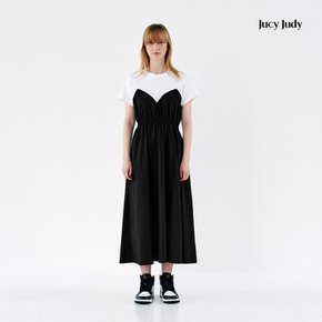 J텍스쳐블록밴딩원피스 JYOP32BE