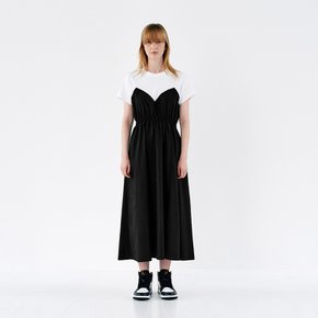 J텍스쳐블록밴딩원피스 JYOP32BE