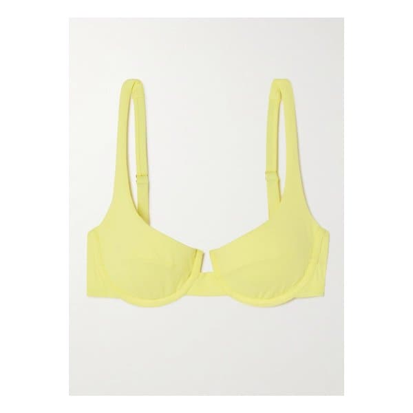 멜리사 오다바시 밀란 언더와이어 비키니 탑 옐로 1647597340857292