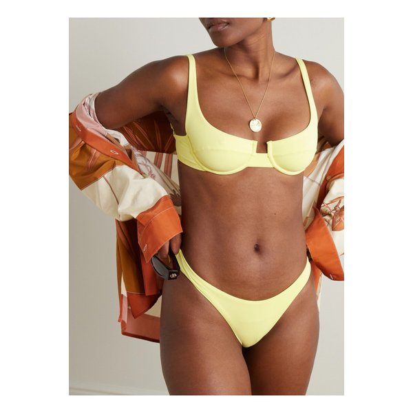 멜리사 오다바시 밀란 언더와이어 비키니 탑 옐로 1647597340857292