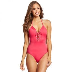 4413578 Jets Swimwear Australia 제트 수영복 호주 플로라 레이스 업 원피스