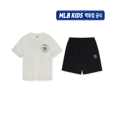 MLB키즈 [백화점 공식] 25SS 모노베어 티셔츠 세트  7AS1C0153-50BKS