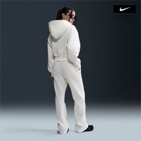 우먼스 나이키 스포츠웨어 피닉스 플리스 루즈 크롭 풀집 후디 NIKE HJ0941-133