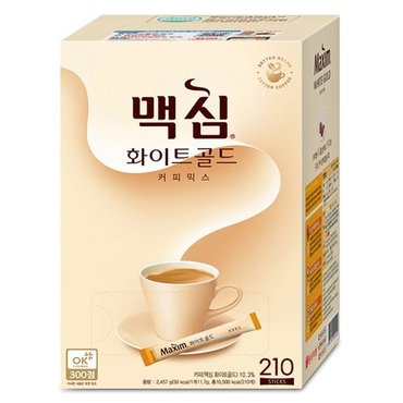  맥심 화이트골드 커피믹스 210T