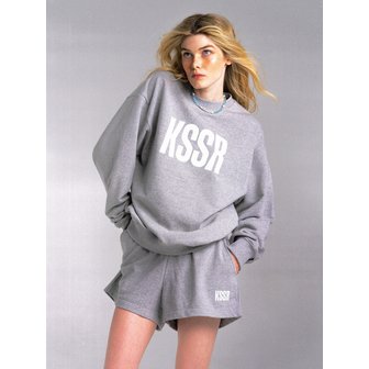 키써 KSSR Logo Sweatshirt Gray