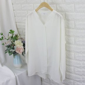 vala_차이나 심플 BL쉬폰블라우스,리본블라우스,결혼식 하객룩,오피스룩