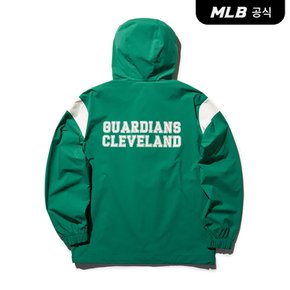 [코리아공식]스포티브 바시티 어깨 배색 후드 바람막이 CLE (Green)