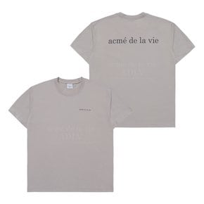 BASIC LOGO BIO WASHING SHORT SLEEVE T-SHIRT GREY 베이직BIO 그레이 SSLBBW-GRY