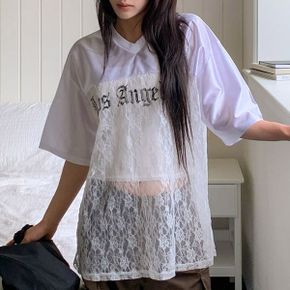 로스웨딩레이스티셔츠 BUY406M608 빅사이즈_P435694880