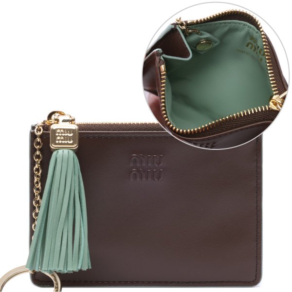 [부산점] 26SS 여성 로고 키링 지퍼 카드지갑 (5MC093 2IDW F0BKH 26S)