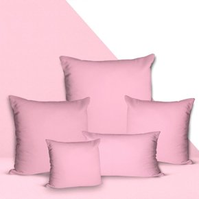 부드러운 순면 소파 쿠션커버 분홍색40x40(핑크계열)