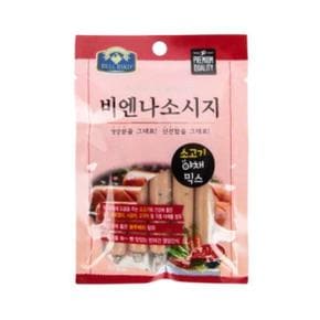 애견간식 강아지간식 저지방 애견 소시지 소고기 야채 영양간식 5개입 1p X ( 3세트 )