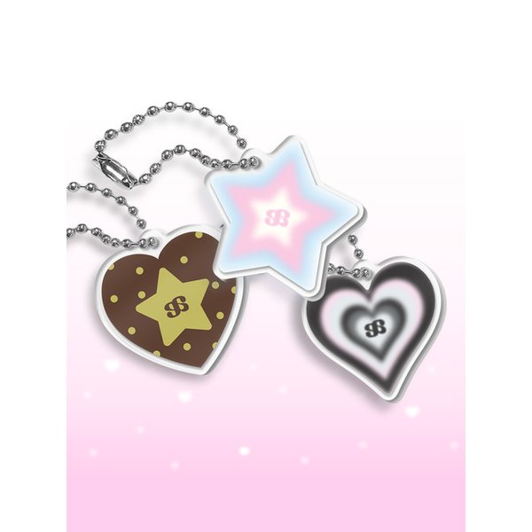 선셋 하트 아크릴 키링-6Colors