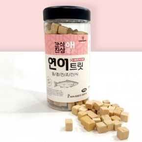레드퍼피 고양이 간식애진심 연어트릿 동결건조간식 100g