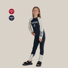 배색 슬리브 래쉬가드 셋업 2종 1택 (정상가 69,900원)