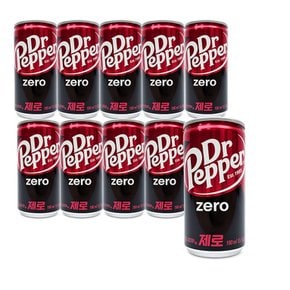 닥터 페퍼 제로 190ml 10캔 / 탄산음료