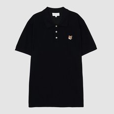 메종키츠네 25SS 폭스 헤드 반팔 폴로 티셔츠 블랙 LM00208KJ7002 P199