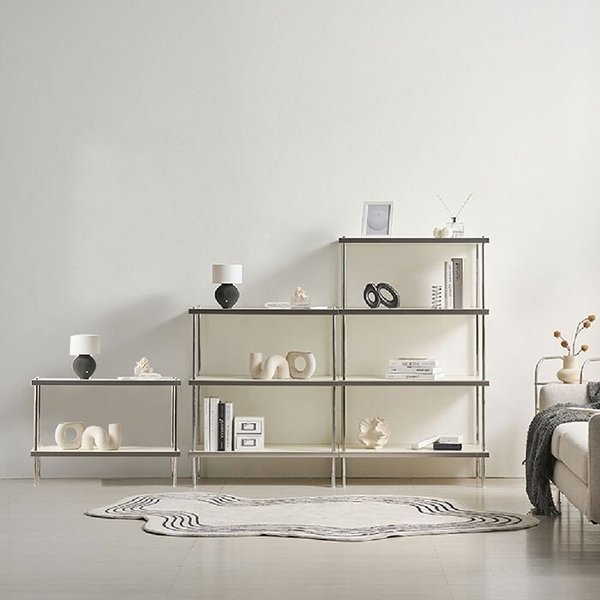 모노 모듈 선반 거실장 장식장 진열장 주방수납장 렌지대 2단 750 IK5013R (착불)