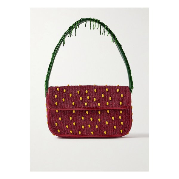 스타우드 토미 장식 새틴 숄더 백 레드 46376663162889595