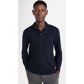 4973607 Theory Goris Polo Long Sleeve in Light Bilen