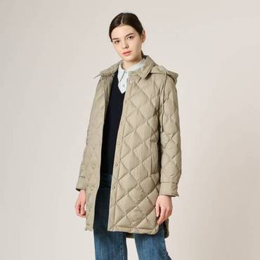 BCBG 디테쳐블 후드 구스 다운 B4S1F801