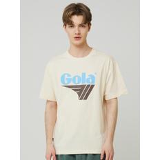 COLOR BIG LOGO T-SHIRTS [CREAM]