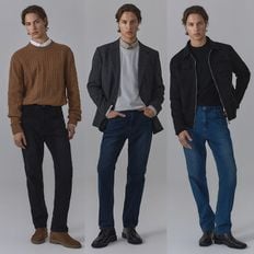 남성 24F/W 라이크라 기모 데님팬츠 3종[34739659]