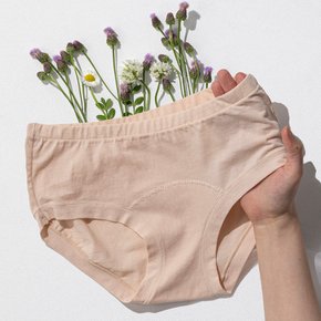 여성팬티 오가닉 스킨 60수 순면 삼각 노라인팬티 무형광