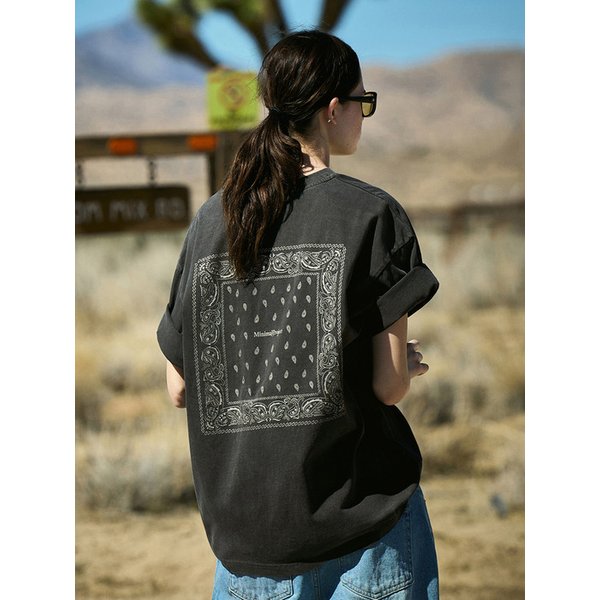 페이즐리 피그먼트 반팔티셔츠 MST170 / 5color M