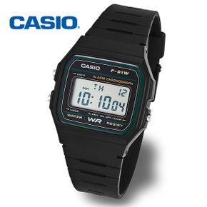 [정품] CASIO 카시오 여성용 학생용 F-91W-3DG 전자 스포츠시계