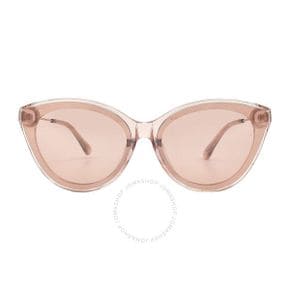 4664892 Jimmy Choo Pink Flash SIlver Cat Eye Ladies Sunglasses