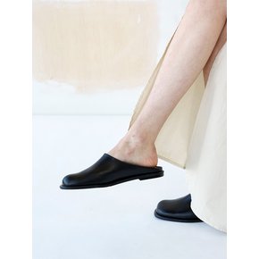 Lisa Mules Leather Black