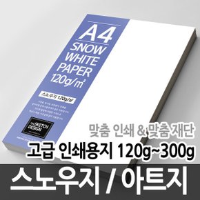 스노우지 A4 120g 150g 180g 200g 300g 고급 인쇄용지