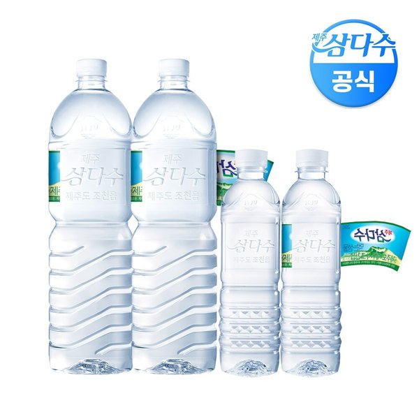 제주삼다수 그린(무라벨) 2L 24pet + 제주삼다수 그린 500ml 20pet