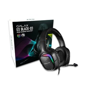 갤럭시 갤라즈 EX BLACK03 가상 7.1 RGB 게이밍헤드셋